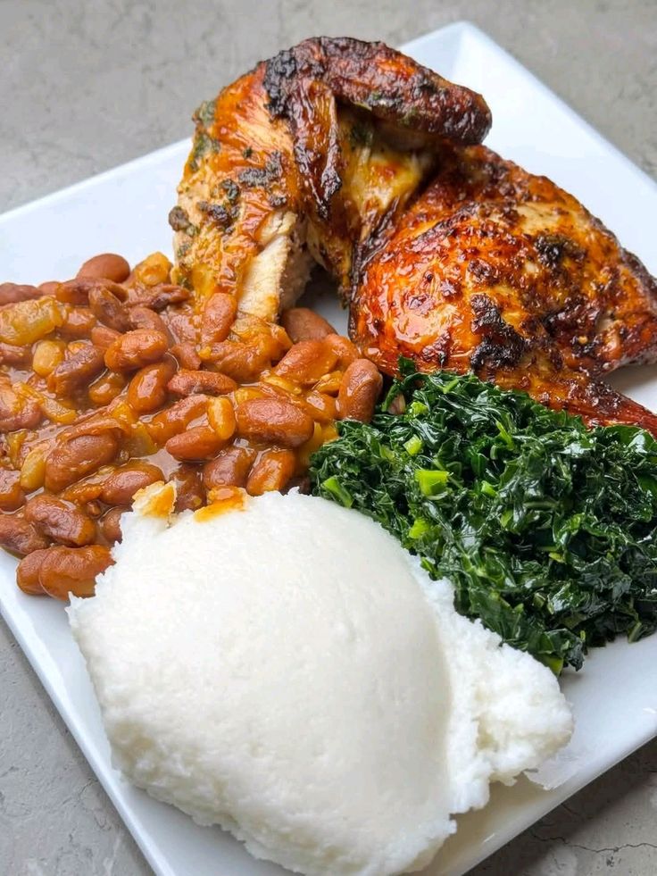 Kuku Kienyeji & Ugali Plate