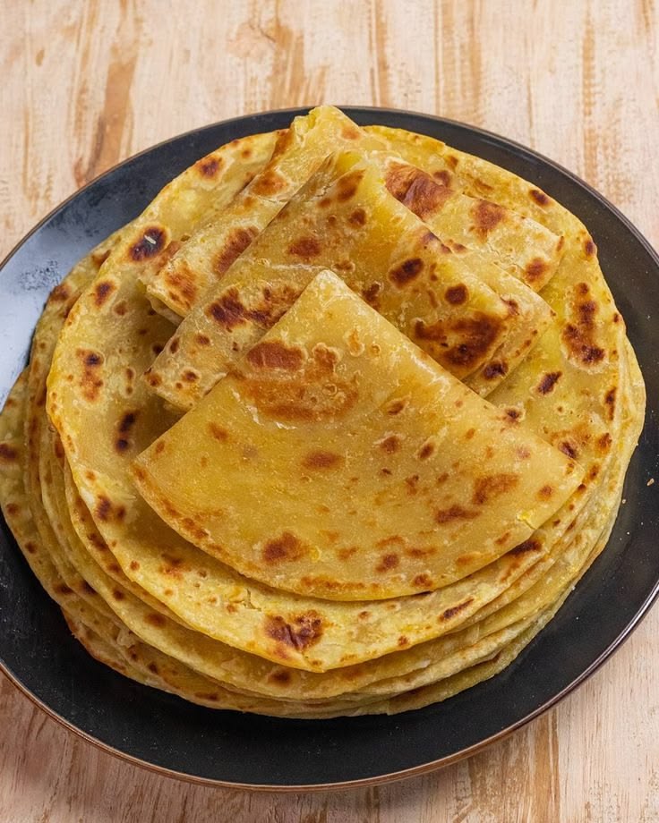 Golden Layered Chapati (4pc)